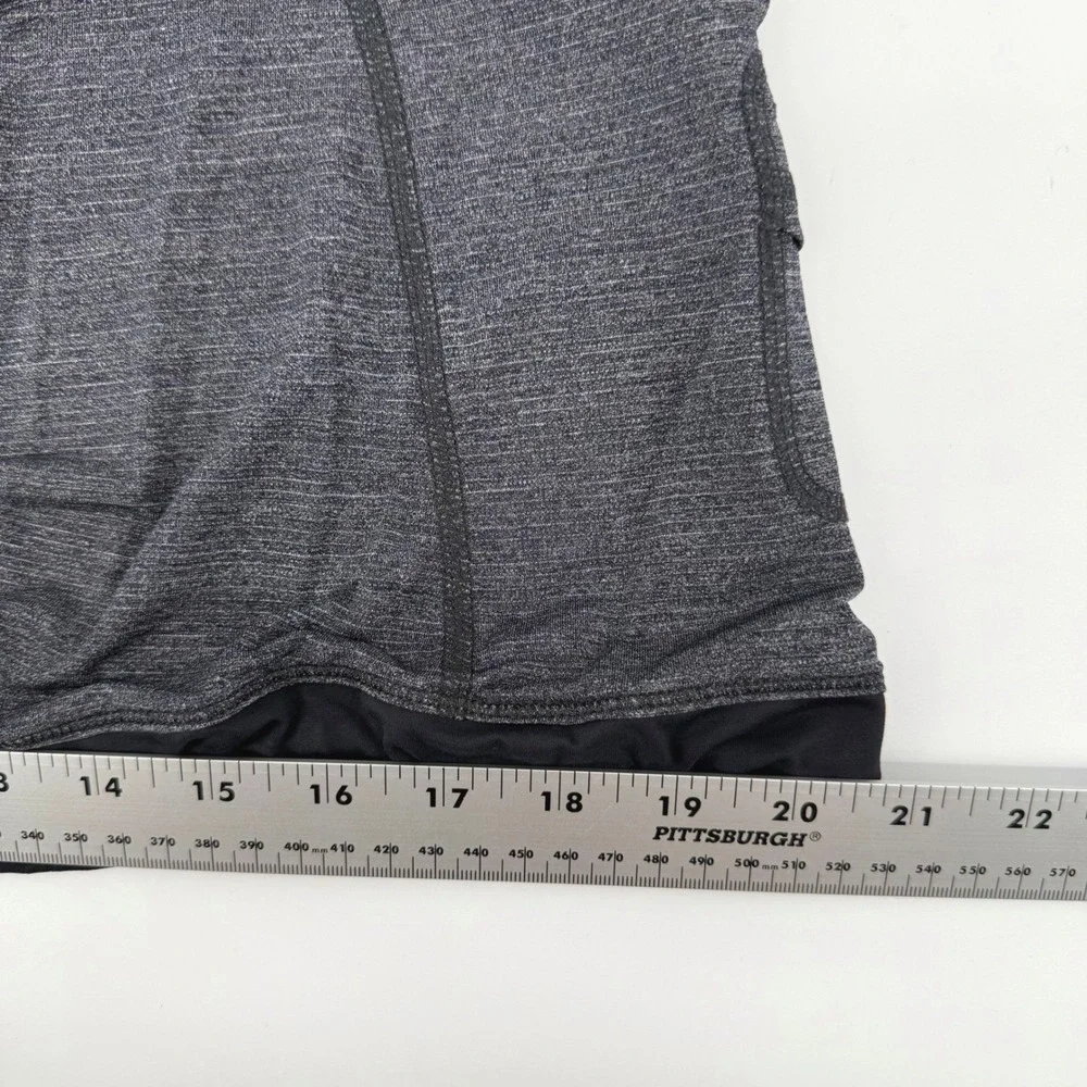 Lululemon Run: Silver‎ Bullet Short Sleeve Tech Drawstring Hem Yoga Top Size 12